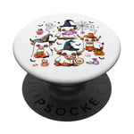 Mignon Vache Highland Halloween Candy Ghosts Ghosties Moo Boo PopSockets PopGrip Interchangeable