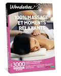 100% Massage Et Moments Relaxants - Coffret Cadeau - Wonderbox - Idée Cadeau Relaxation