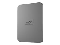 LaCie Mobile Drive Secure STLR2000400 - Disque dur - chiffré - 2 To - externe (portable) - USB 3.2 Gen 1 (USB-C connecteur) - Self-Encrypting Drive (SED) - gris sidéral - avec 3 ans de Seagate...