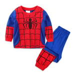 2-pack Spider-Man Pyjamas Barn Super Soft T-shirt Byxor B 110CM