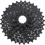 Cassette VTT 9V 11-36 Dents en Acier Noir Compatible Shimano, 370g - SUNRACE Sun