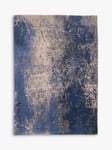 Louis De Poortere Cracks Abyss Rug, Blue