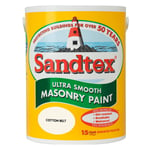 Sandtex 5 Litre Cotton Belt Ultra Smooth Masonry Paint Home Wall Exterior Paint