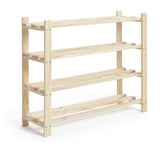 Argos Home Karee 4 Shelf Shoe Storage Rack - Pine