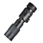 HUHU833(TM) 4K 10-300X30Mm Super Telephoto Telescope High Definition Zoom Monocular Telescope Waterproof Durable And Clear Bak4 Prism Focus For Travelling (A)