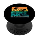 Radio rétro vintage radiodiffusion jambon radio PopSockets PopGrip Adhésif