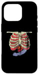 iPhone 16 Pro Skeleton Bone Zombie Blood Rib Halloween Costume Case