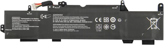 SS03XL 933321-855 Batterie d'ordinateur portable pour HP EliteBook 830 G5 840 G5 735 G6 840 G6 830 G6 745 G6 846 G5 755 G5 745 G5 740 G5 733 5 G5. ZBook 14U G5 G6 Series SS03 SS03050XL 11,55 V