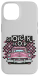 Coque pour iPhone 14 Chaussette de voiture vintage Hop