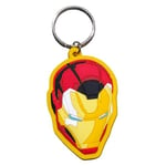 South Coast Jewellery Iron Man Marvel Superhero Keyring Keychain 2D Rubber Bag Pencil Case Charm Pendent Zip Accessory