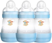 MAM Easy Start Self Sterilising Anti-Colic Baby Bottle 3 Pack 3 x160 ml with MAM