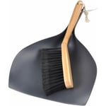 Set brosse et pelle, avec manche en bambou