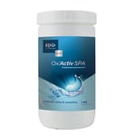 Oxygène Actif Spa - Brome Choc Spa - Compatible Piscine - sans Chlore -sans Odeur - Pastilles 20g - Pot 1kg - EDG Premium