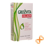 GROŽVITA COLLAGEN 42 Tablets Hair Skin Nails Supplement Hyaluronic Acid