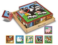 Melissa &amp; Doug - Klosspussel med bondgårdsdjur