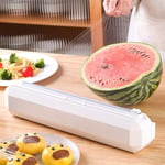 HG Plastic Wrap Dispenser W/Slide Cutter Reuse Cling Film Dispenser For Tin Foil