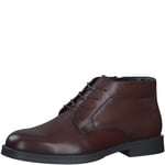 s.Oliver Bottines Plates en Dentelle pour Homme 5-15120-43, Marron, 41 EU