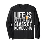 Foodie Kombucha Lover Fermented Tea Kombucha Long Sleeve T-Shirt