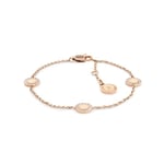 Tommy Hilfiger Jewelry Bracelet pour Femme en Or Rose avec Charms Ornés de Cristaux - 2780906