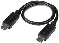 8in Micro USB To Micro USB Cable Male To Male Micro USB OTG Cable For Your Mobi