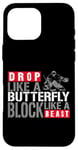 iPhone 16 Pro Max Ice Hockey Goalie Vintage Goalkeeper Drop Like A Butterfly Case