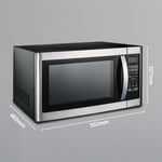 SMAD 1100W 42L Large Capacity Microwave oven with Grill Easy Clean Grey Cavity