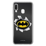 ERT GROUP Coque de téléphone Portable pour Samsung A20e Original et sous Licence Officielle DC Motif Batman 059 Parfaitement adapté à la Forme du téléphone Portable, Coque en TPU