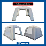 Berghaus Easy to Pitch Inflatable Waterproof Air Shelter with 4 Side Panels