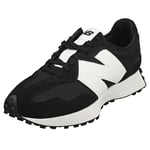 New Balance 327 Mens Fashion Trainers in Black White - 9 UK