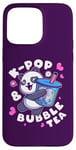 Coque pour iPhone 15 Pro Max Panda, K-Pop & Bubble Tea, Musique coréenne, Mignon et