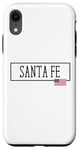 Coque pour iPhone XR Santa Fe City, États-Unis, drapeau, État, voyages, États-Unis, Amérique, femmes, hommes