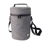 EMAQUIN Travel and Storage Carrying Case Bag for SONOS Move Speaker(Fit SONOS Move Speaker and Charging Base, Sliver Grey)