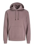 JACK & JONES Mens Jjebradley Noos Hooded Sweatshirt, Purple, XS UK