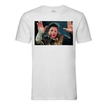 T-Shirt Homme Col Rond Michael Jackson Concert Live Chanteur Pop Star Celebrite