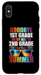 Coque pour iPhone X/XS Adieu la 1re année de remise des diplômes à la 2e année d'été