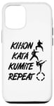 Coque pour iPhone 12/12 Pro Karate Pillars Martial Artist