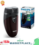 Philips Men’s Electric Travel Shaver PQ206/18 Twin Rotary Heads Cordless Battery