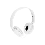 Sony Wired Supra-Aural Headphones Adjustable Headband, White