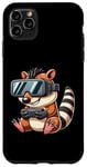 Coque pour iPhone 11 Pro Max Animal de joueur mignon avec des lunettes VR Cartoon