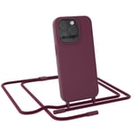 EAZY CASE pour Apple IPHONE 15 Pro Handykette Étui Ruban Handyband Silicone Étui