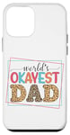 Coque pour iPhone 12 mini Inscription « World's Okayest Dad »