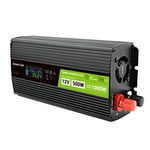 Green Cell 12V til 230V Bil Strøm Omtilmer, 500W/1000W Utga