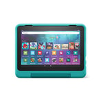 Amazon Kid-Friendly Case for Fire HD 8 tablet | Only compatible with 12th-generation tablet (2022 release), Hello Teal