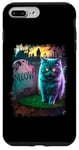 Coque pour iPhone 7 Plus/8 Plus Cat Tombstone Meow Funny Kitten Cats Lover