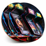 2 x Coasters - Retro Arcade Machine Gaming Gamer Home Gift #16088