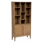 Atmosphera - Bibliothèque 2 Portes Design 'Sabor' 190cm Beige