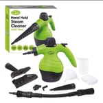 Quest Handheld Steam Cleaners Multi-Purpose Produces Steam Up To 130°C Green