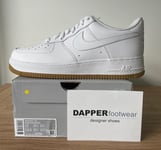 Nike Mens Air Force 1 Low, Size 11 UK, White Gum Trainers DJ2739 100