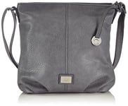 s.Oliver (Bags) 39.409.94.6895, Sacs bandoulière Femme - Gris (Grau 9440), 28x25x8 cm (B x H x T)