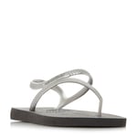 Havaianas Womens Ladies - Strappy Sandals - Silver - Size EU 35